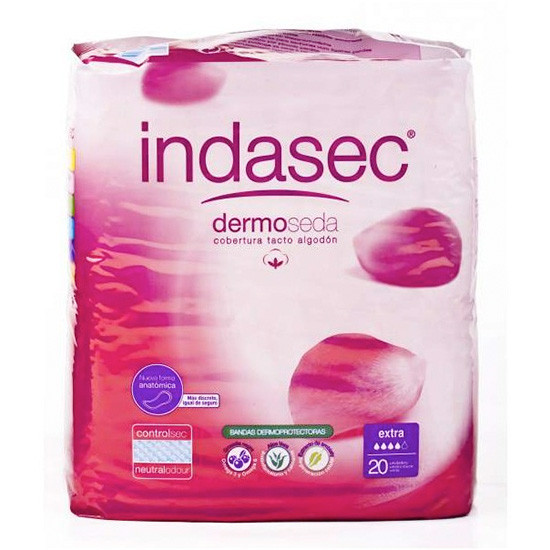 Imagen de Indasec dermoseda extra 20 compresas